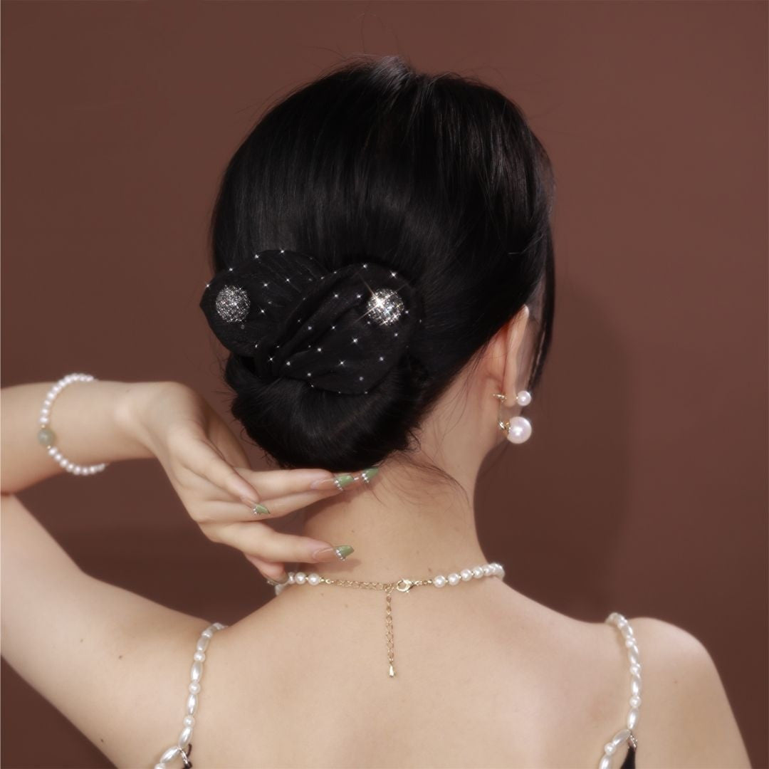 Fabric Hair Accessories Sweet And Sparkling Halite Curler