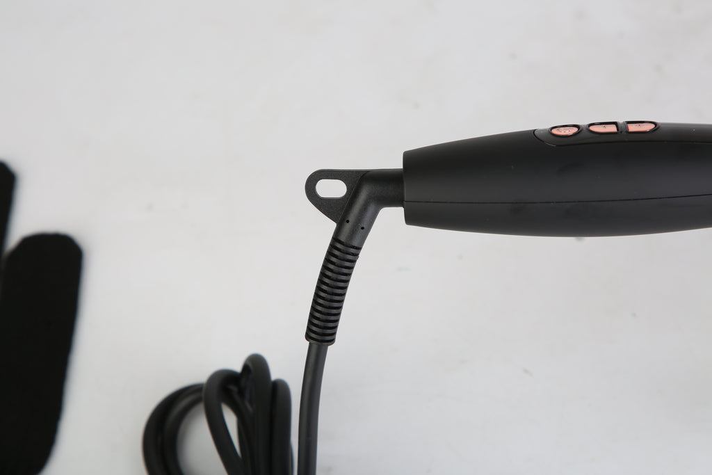 1Pc 3 In 1 Thermal Brush Hair Curler Brush Hair Curler Straightener With 10 Heating Levels 30S Fast Heating Fit For All Hair Types For Home Travel