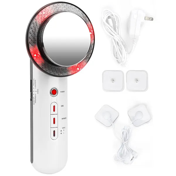 Ultrasonic Body Shaping Machine 3 In 1 Multifunctional EMS Infrared Massager Fat Remover For Belly Waist Leg Arm Skincare